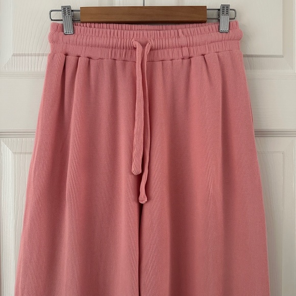 Daily Drills Thermal Resort Pant Dusty Rose Wide Leg Women’s Size XS/S - Picture 5 of 12